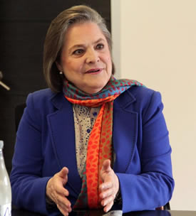 Clara Lpez, ministra de Trabajo