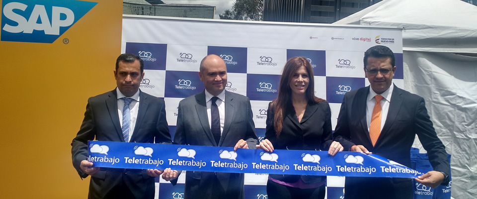 MinTIC y MinTrabajo firman pacto con multinacional SAP para impulsar el Teletrabajo