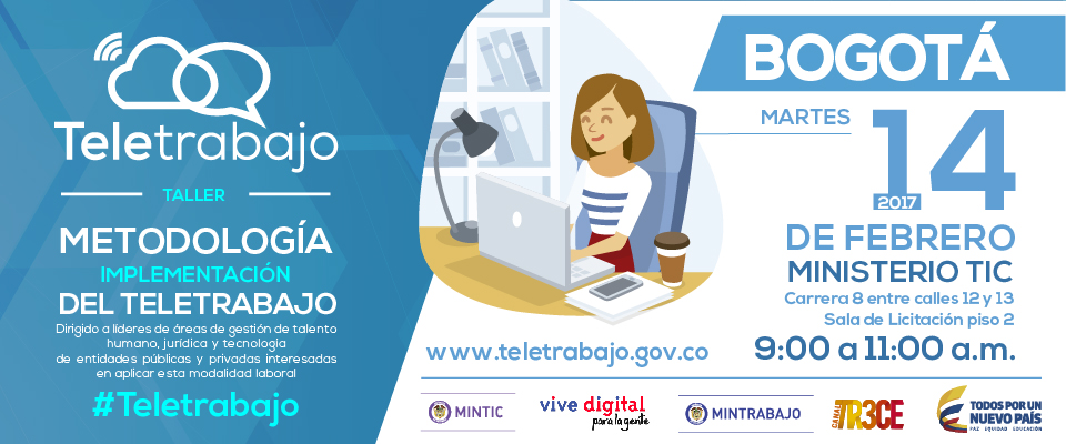 Participe en Taller sobre Teletrabajo en Bogotá