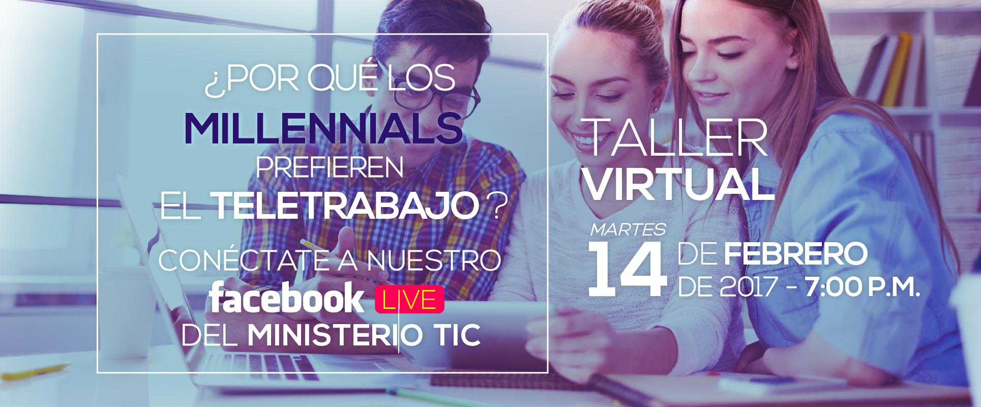 Participe en el Taller virtual de Teletrabajo este 14 de febrero