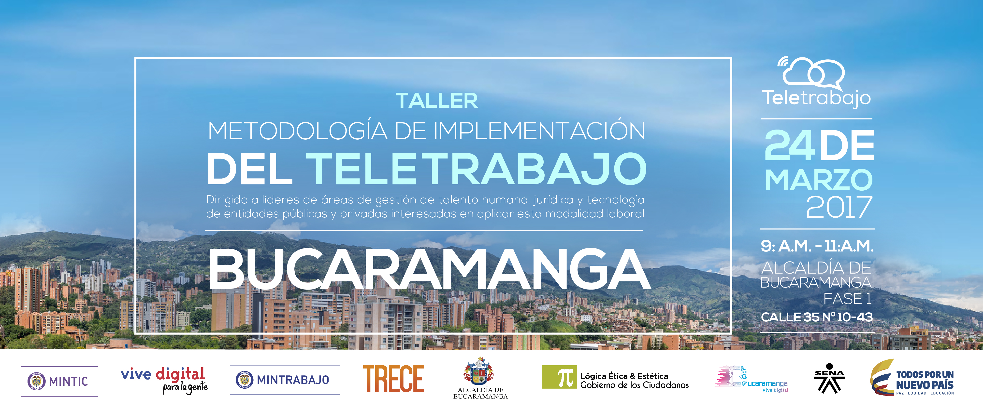 Teletrabajo impulsará a Bucaramanga a ser más TIC