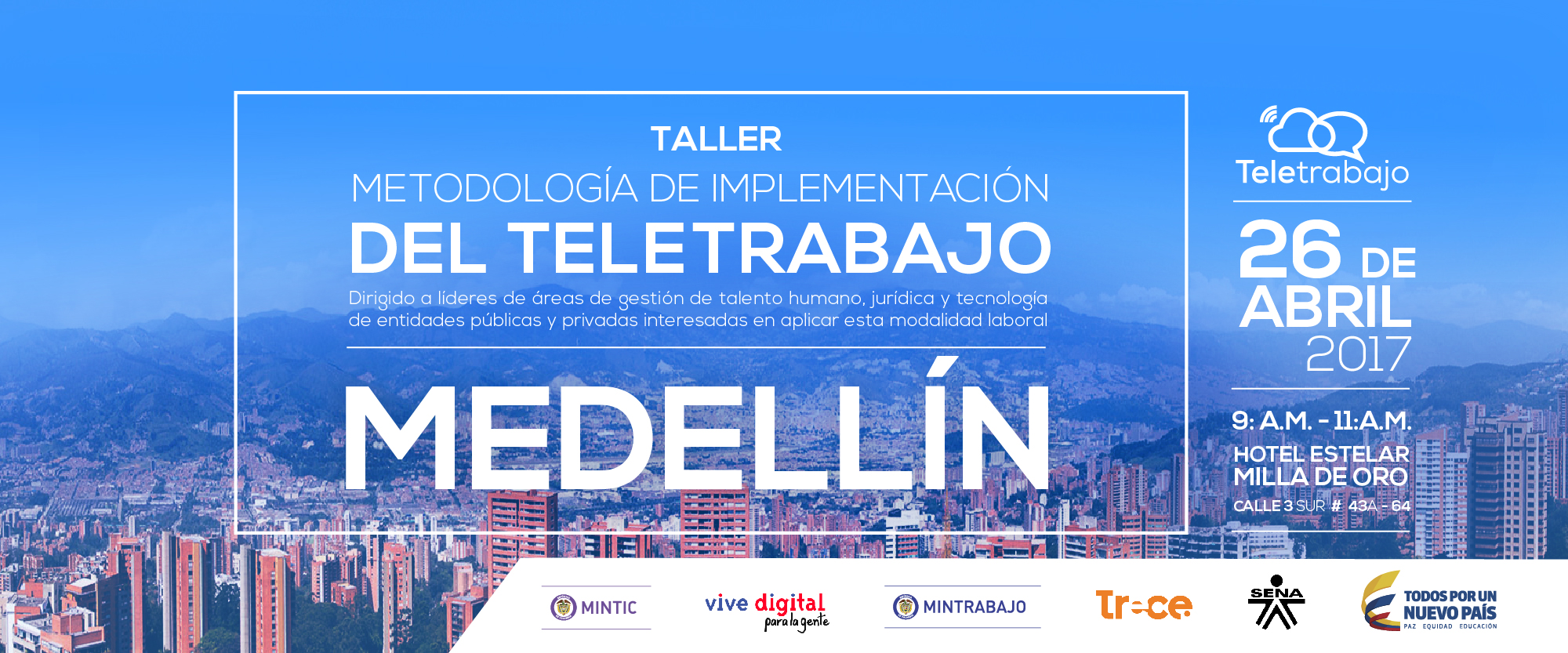 Teletrabajo: alternativa para disminuir la contaminación en Medellín