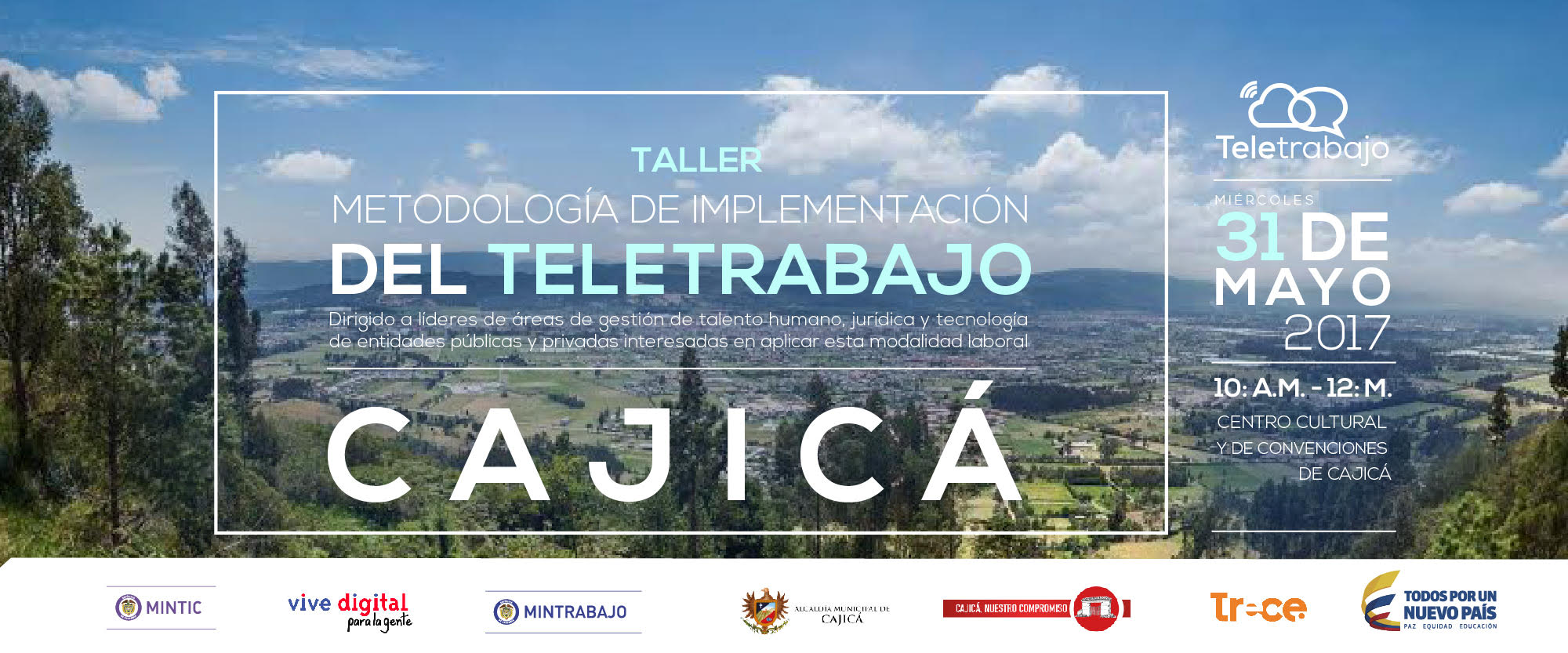 Taller de Teletrabajo llega a Cajicá