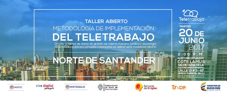 Empresarios de Norte de Santander aprenderán a implementar el teletrabajo