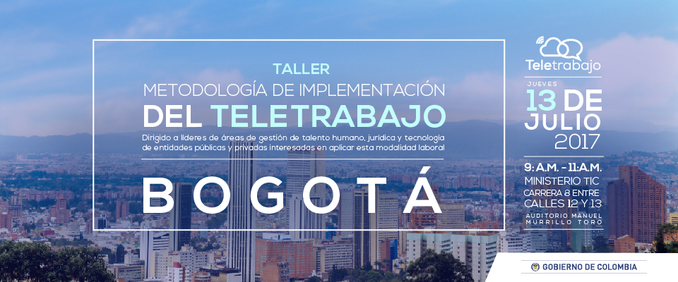 Nuevo taller de teletrabajo en Bogotá
