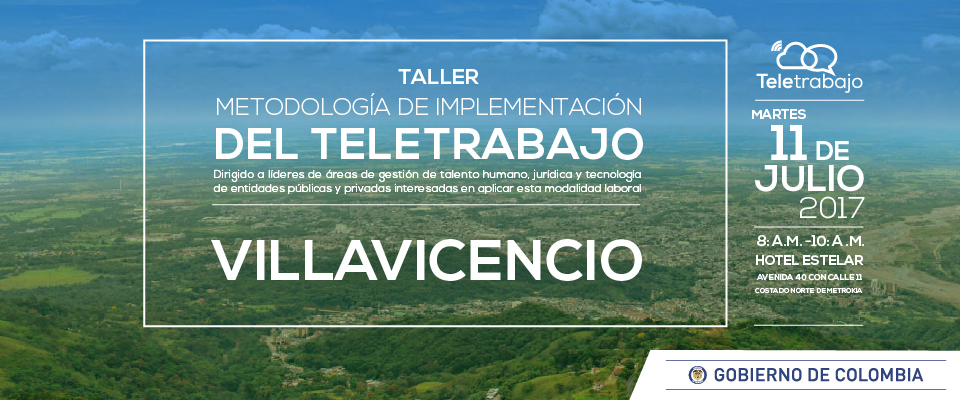 Comisión asesora de teletrabajo llega a Villavicencio