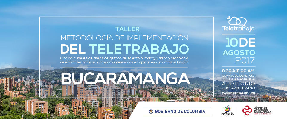 Empresarios de Bucaramanga invitados taller de Teletrabajo