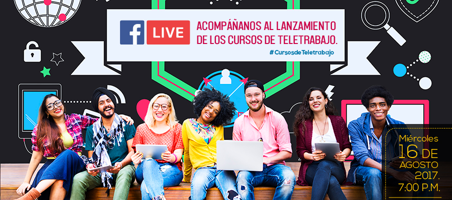 Acompáñenos en nuestro Facebook Live y descubra los nuevos #CursosDeTeletrabajo