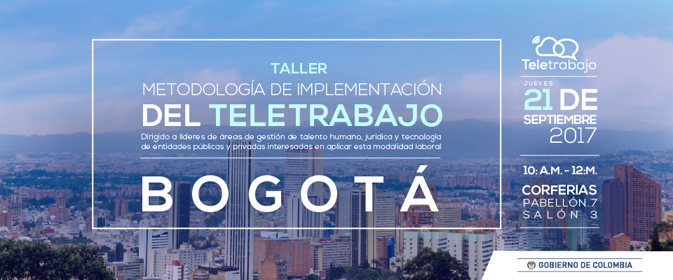 En el marco de Colombia 4.0 se dictará taller gratuito de Teletrabajo.