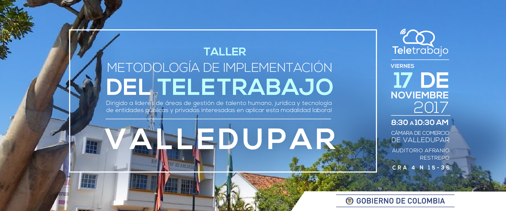 INNOVACIÓN Y PRODUCTIVIDAD CON TALLER DE TELETRABAJO EN VALLEDUPAR