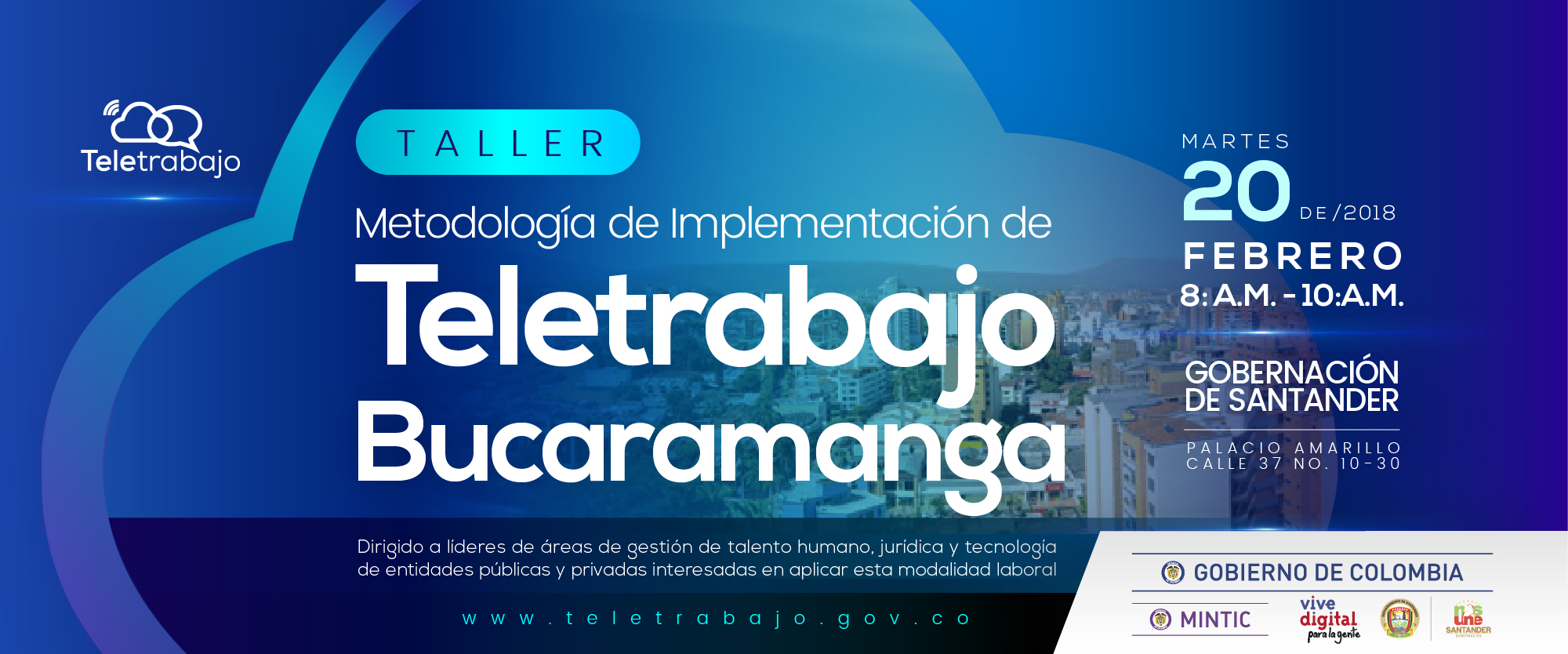 El Teletrabajo llega recargado a Bucaramanga en 2018