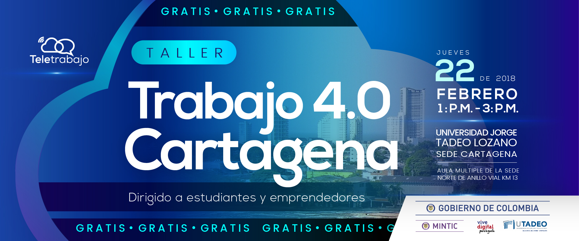 Taller de Trabajo 4.0 en Cartagena