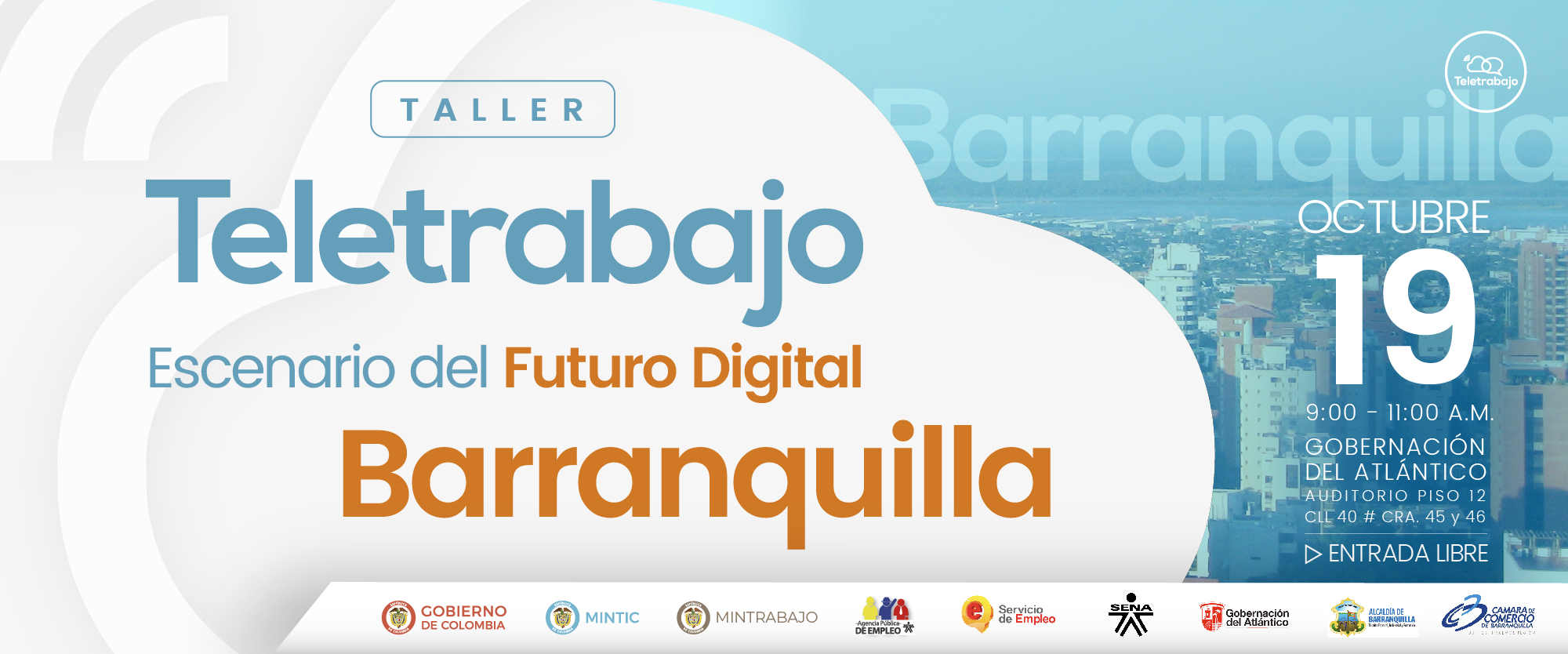 Con Teletrabajo, Barranquilla se acerca al Futuro digital